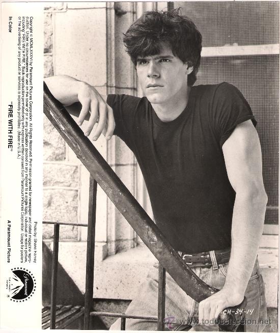 Cinema: F8220 CRAIG SHAFFER FIRE WITH FIRE FOTO B/N ORIGINAL AMERICANA