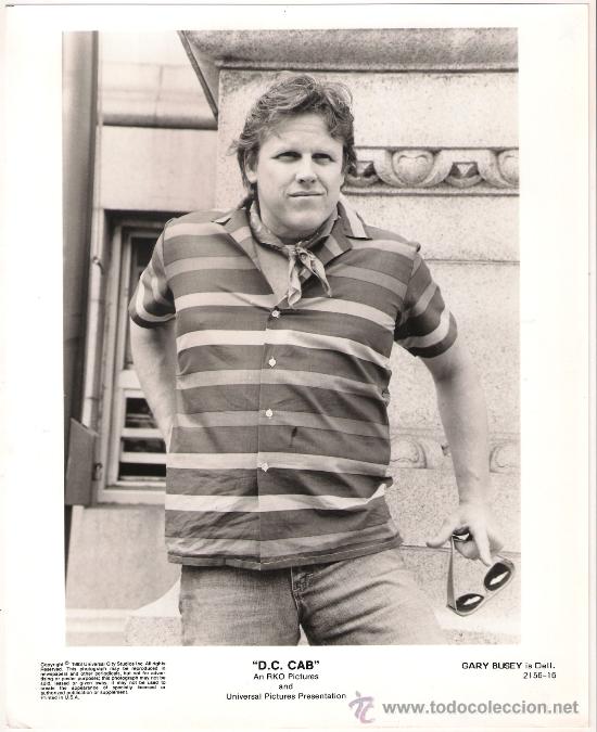 Cine: F8238 GARY BUSEY LOS LOCOS DEL TAXI FOTO B/N ORIGINAL AMERICANA