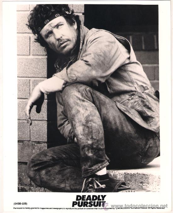 Cine: F8252 TOM BERENGER DISPARA A MATAR FOTO B/N ORIGINAL AMERICANA