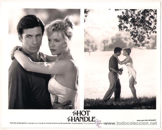Cine: F8269 KIM BASINGER ALEC BALDWIN ELLA SIEMPRE DICE SI FOTO B/N ORIGINAL AMERICANA