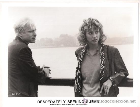 Cine: F8277 ROSANNA ARQUETTE WILL PATTON BUSCANDO A SUSAN DESESPERADAMENTE FOTO B/N ORIGINAL AMERICANA