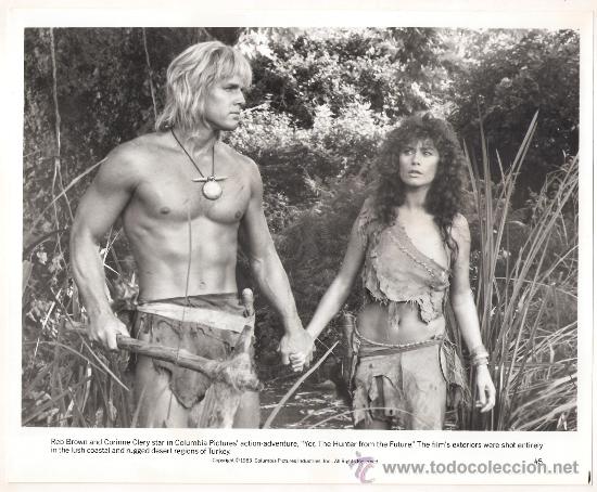Cine: F8284 REB BROWN CORINNE CLERY YOR EL CAZADOR QUE VINO DEL FUTURO FOTO B/N ORIGINAL AMERICANA