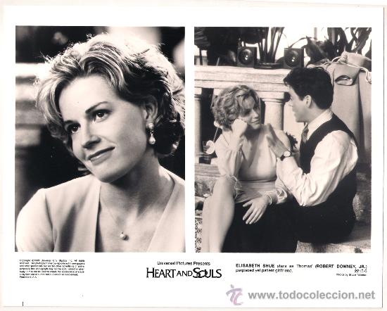 Kino: F8285 ELIZABETH SHUE ROBERT DOWNEY JR HEART AND SOULS FOTO B/N ORIGINAL AMERICANA