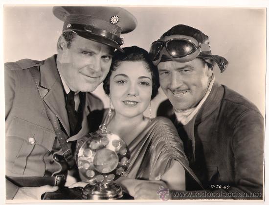 Cine: F28616D JACK HOLT LILA LEE RALPH GRAVES WAR CORRESPONDENT FOTO B/N ORIGINAL AMERICANA