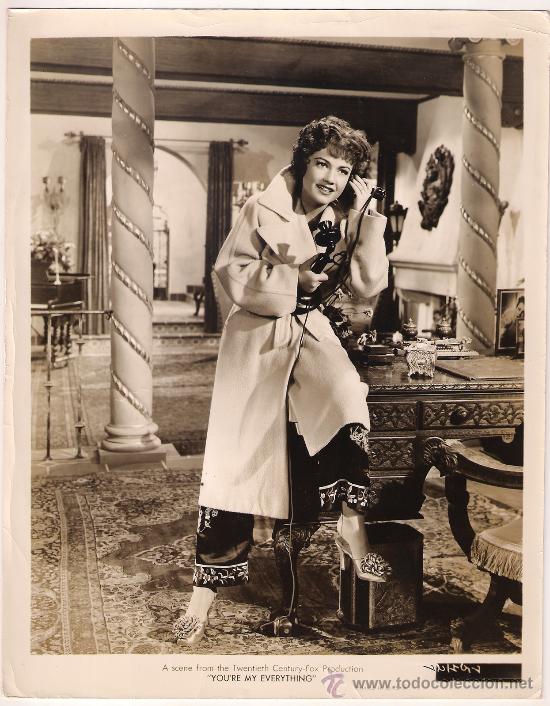Cine: F26736D ANNE BAXTER YOU'RE MY EVERYTHING FOTO B/N ORIGINAL AMERICANA