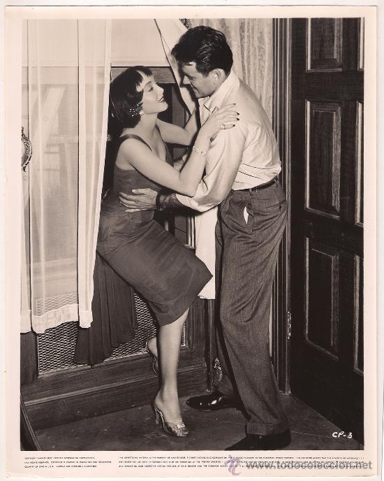 Cine: F28618D CAROLYN JONES STUART WHITMAN JOHNNY TROUBLE FOTO B/N ORIGINAL AMERICANA