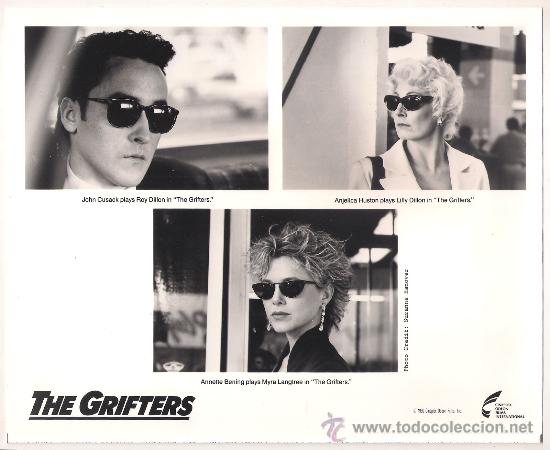Cine: F8310 ANJELICA HUSTON JOHN CUSACK ANNETTE BENING LOS TIMADORES FOTO B/N ORIGINAL AMERICANA