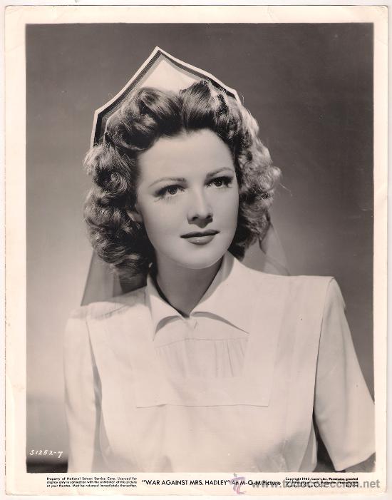 Cine: F26741D JEAN ROGERS WAR AGAINST MRS. HADLEY FOTO B/N ORIG AMERICANA