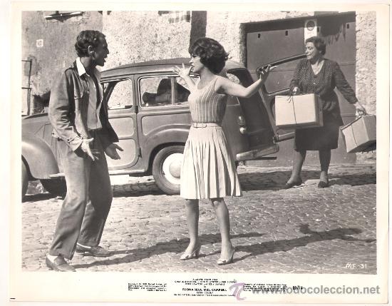 Cine: F8351 GINA LOLLOBRIGIDA BUONA SERA SE&Ntilde;ORA CAMPBELL FOTO B/N ORIGINAL AMERICANA