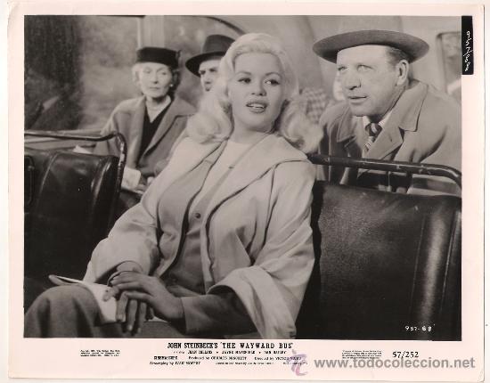 Cin&eacute;ma: F26754D JAYNE MANSFIELD DAN DAILEY THE WAYWARD BUS FOTO B/N ORIGINAL AMERICANA