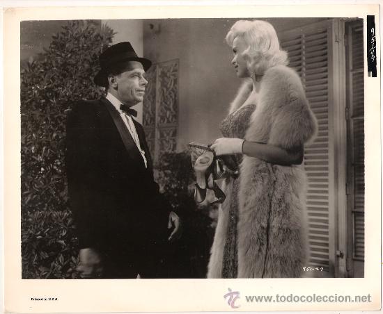 Cine: F26751D JAYNE MANSFIELD TOM EWELL FOTO B/N ORIG AMERICANA