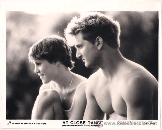 Cinema: F8438 SEAN PENN MARY STUART MASTERSON HOMBRES FRENTE A FRENTE FOTO B/N ORIGINAL INGLESA