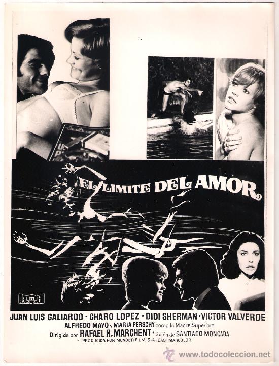 Kino: F8512 EL LIMITE DEL AMOR CHARO LOPEZ JUAN LUIS GALIARDO FOTO B/N ORIGINAL ESPA&Ntilde;OLA