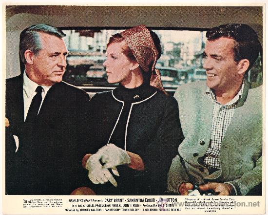 Cinema: FCJ 10203 APARTAMENTO PARA TRES CARY GRANT SAMANTHA EGGAR JIM HUTTON FOTOCROMO ORIGINAL AMERICANO