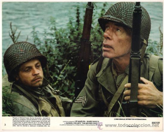 Kino: FCJ 10271 UNO ROJO DIVISION DE CHOQUE LEE MARVIN MARK HAMILL FOTOCROMO ORIGINAL AMERICANO