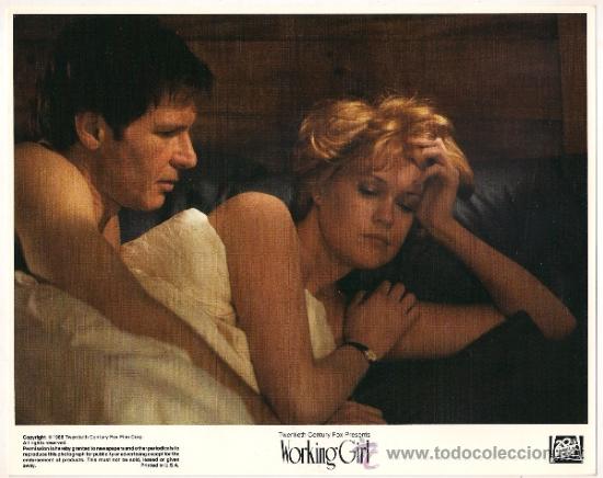 Cinema: FCJ 10268 ARMAS DE MUJER HARRISON FORD MELANIE GRIFFITH FOTOCROMO ORIGINAL AMERICANO