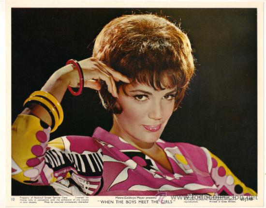 Cinema: FCJ 13646D WHEN THE BOYS MEET THE GIRLS CONNIE FRANCIS FOTOCROMO ORIGINAL AMERICANO