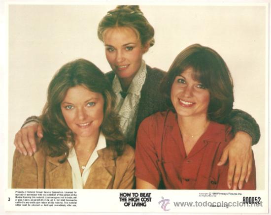Kino: FCJ 10316 HOW TO BEAT THE HIGH COST OF LIVING JESSICA LANGE JANE CURTIN FOTOCROMO ORIGINAL AMERICANO
