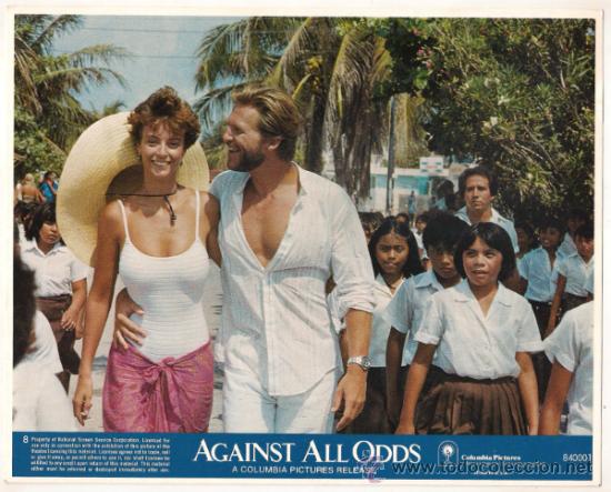 Cinema: FCJ 10257 CONTRA TODO RIESGO JEFF BRIDGES RACHEL WARD FOTOCROMO ORIGINAL AMERICANO