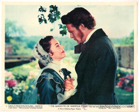 Kino: FCJ 14131D LAS VIRGENES DE WIMPOLE STREET JENNIFER JONES BILL TRAVERS FOTOCROMO ORIGINAL INGLES