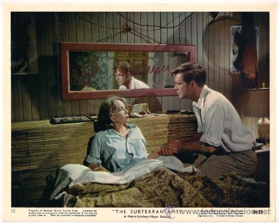 Cinema: FCJ 10396 THE SUBTERRANEANS LESLIE CARON PEPPARD FOTOCROMO ORIGINAL INGLES