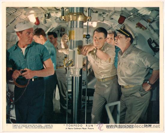 Cinema: FCJ 10419 EL ULTIMO TORPEDO GLENN FORD ERNEST BORGNINE FOTOCROMO ORIGINAL INGLES