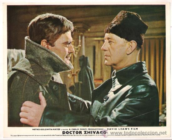 Cine: FCJ 10470 DOCTOR ZHIVAGO OMAR SHARIFF ALEC GUINNES DAVID LEAN FOTOCROMO ORIGINAL INGLES