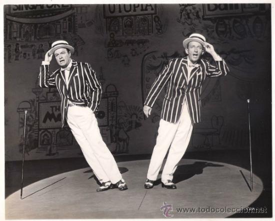 Kino: FCJ 10557 BING CROSBY BOB HOPE DOS FRESCOS EN ORBITA FOTO B/N ORIGINAL ESPA&Ntilde;OLA