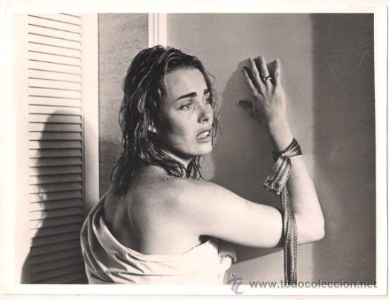 Cine: FCJ 10581 MARGAUX HEMINGWAY LAPIZ DE LABIOS FOTO B/N ORIGINAL ESPA&Ntilde;OLA
