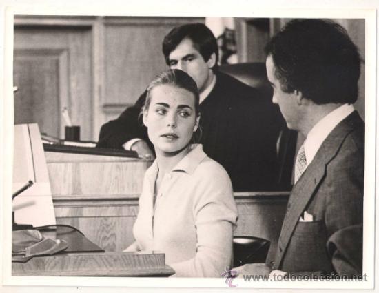 Cine: FCJ 10582 MARGAUX HEMINGWAY LAPIZ DE LABIOS FOTO B/N ORIGINAL ESPA&Ntilde;OLA