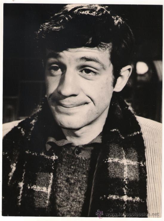 Cine: FCJ 10706 JEAN PAUL BELMONDO UN MONO EN INVIERNO FOTO B/N ORIGINAL ESPA&Ntilde;OLA