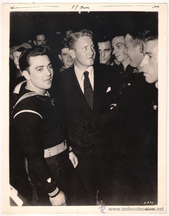 Cinema: F28118D SPENCER TRACY FOTO ORIGINAL B/N AMERICANA