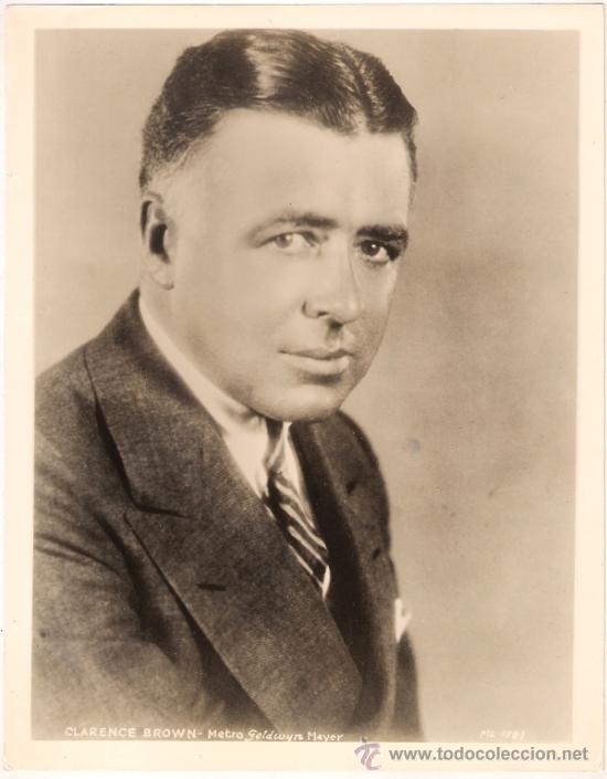 Cin&eacute;ma: F10242D CLARENCE BROWN DIRECTOR FOTO ORIGINAL B/N AMERICANA