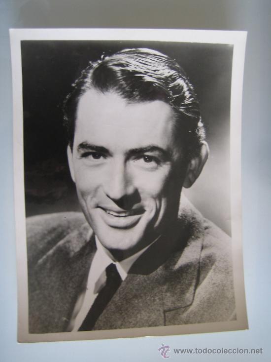 Cine: gregory peck - foto original 18 x 24 cm