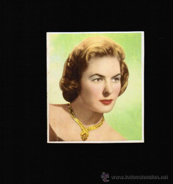 Cine: INGRID BERGMAN - FOTO CONTRAPORTADA BOLSILIBROS BRUGUERA