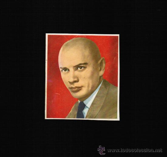 Cine: YUL BRYNNER - FOTO CONTRAPORTADA BOLSILIBROS BRUGUERA