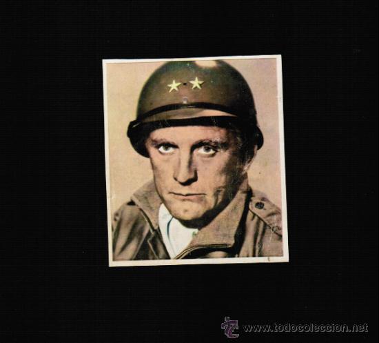Cine: KIRK DOUGLAS - FOTO FICHA CONTRAPORTADA BOLSILIBROS BRUGUERA
