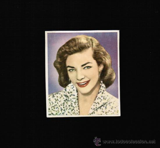 Cine: LAUREN BACALL - FOTO FICHA CONTRAPORTADA BOLSILIBROS BRUGUERA