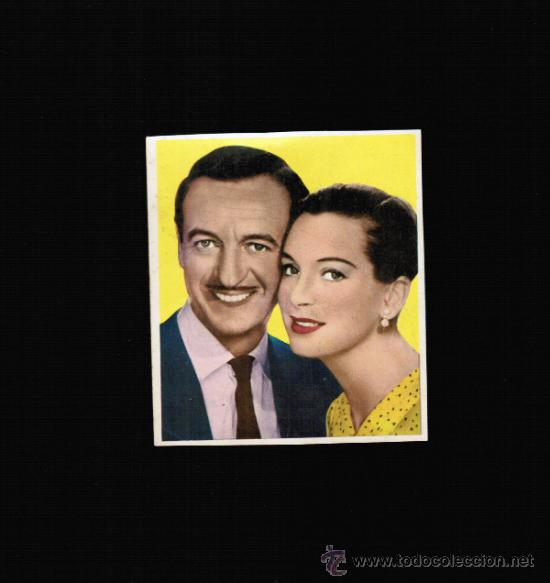 Cine: DAVID NIVEN. DEBORAH KERR - FOTO FICHA CONTRAPORTADA BOLSILIBROS BRUGUERA