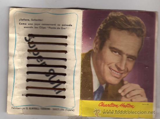 Cine: Charlton Heston. Paramount. Serie 6. Clips Super Suli. Gran Lujo. Horquillas.