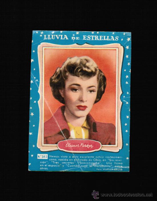 Cine: LLUVIA DE ESTRELLAS - ELENOR PARKER - BRUGUERA - CONTRAPORTADAS BOLSILIBROS
