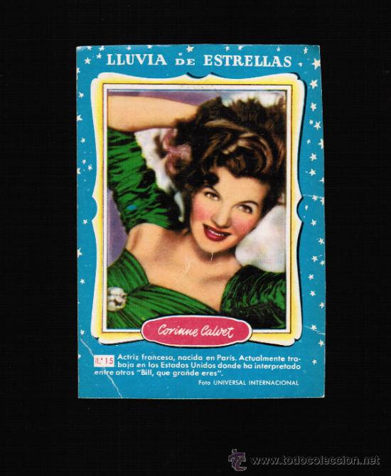 Cine: LLUVIA DE ESTRELLAS N&ordm; 15 - CORINNE CALVET - BRUGUERA - CONTRAPORTADAS BOLSILIBROS