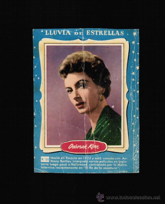 Cine: LLUVIA DE ESTRELLAS N&ordm; 58 - DEBORAH KERR - BRUGUERA - CONTRAPORTADAS BOLSILIBROS