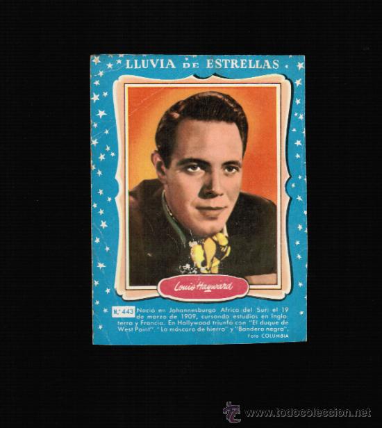 Cine: LLUVIA DE ESTRELLAS N&ordm; 443 - LEWIS HAYWARD - CONTRAPORTADAS BOLSILIBROS