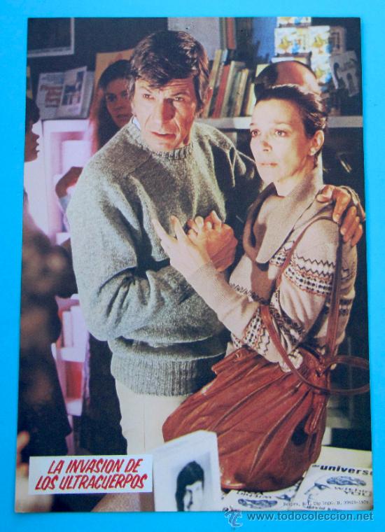 Cine: LA INVASION DE LOS ULTRACUERPOS. LEONARD NIMOY, DONALD SUTHERLAND. FOTOCROMO O LOBBY CARD, 1978