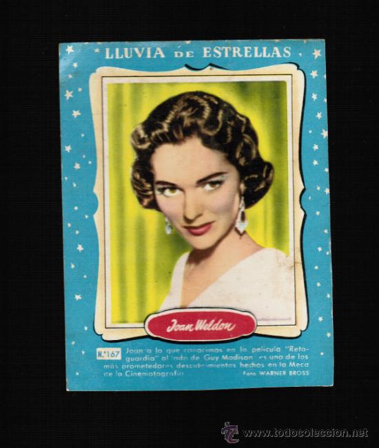 Cine: LLUVIA DE ESTRELLAS N&ordm; 167 - JOAN WELDON - BRUGUERA - CONTRAPORTADAS BOLSILIBROS