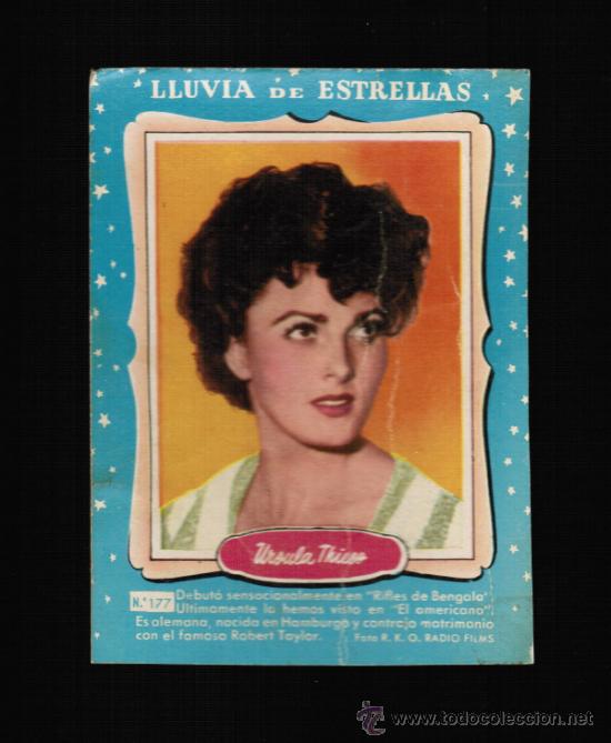 Cine: LLUVIA DE ESTRELLAS N&ordm; 177 - URSULA THIESS - BRUGUERA - CONTRAPORTADAS BOLSILIBROS