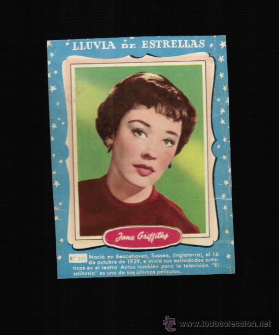 Cine: LLUVIA DE ESTRELLAS N&ordm; 245 - JOAN GRIFFITHS - BRUGUERA - CONTRAPORTADAS BOLSILIBROS