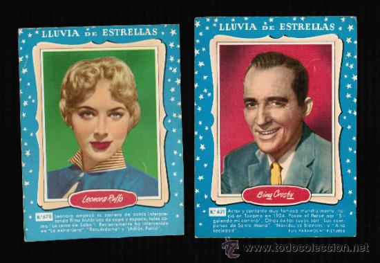 Cine: LLUVIA DE ESTRELLAS - LEONORA RUFFO Y BING CROSBY - BRUGUERA - CONTRAPORTADAS BOLSILIBROS