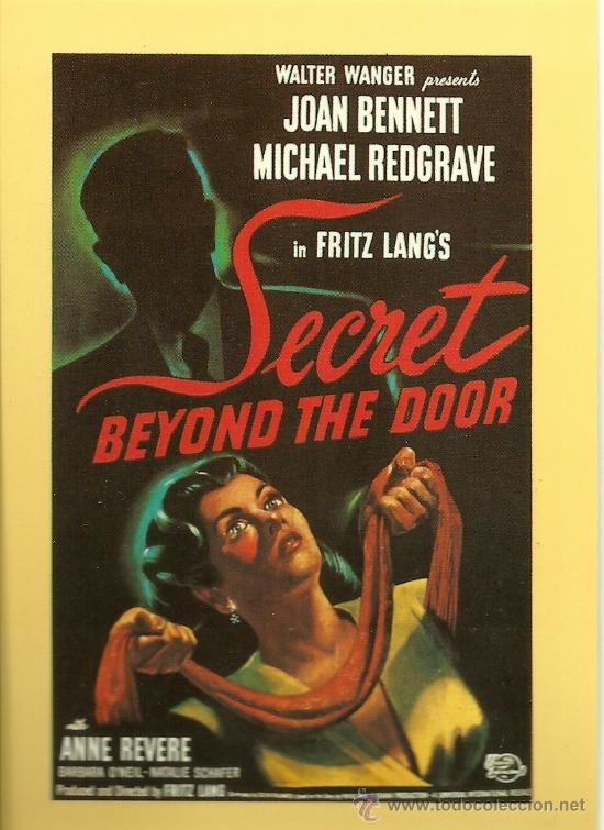 Cin&eacute;ma: FRITZ LANG - SECRETO TRAS LA PUERTA - SECRET BEYOND THE DOOR